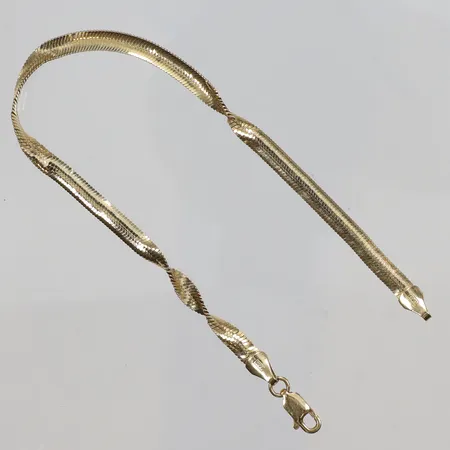 Armband, längd ca 19cm, defekta länkdelar, 18K Vikt: 4,1 g