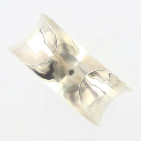 Armband stelt, Ø55mm, bredd ca 30mm, 925/1000 Silver Vikt: 29,7 g