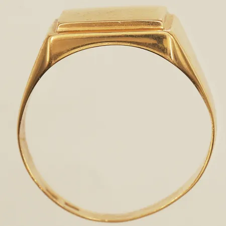 Klackring, stl 20, bredd 11mm, skev, 18K  Vikt: 3,3 g