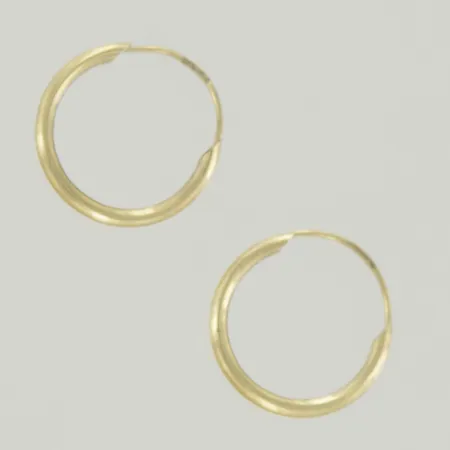 Ett par örhängen, diam 1,3 cm,18K Vikt: 0,4 g