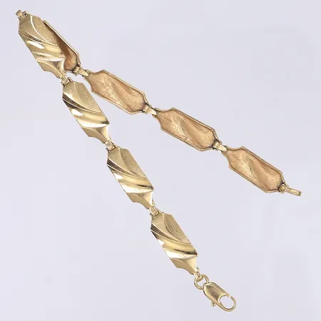 Armband 19cm, bredd 7,5mm, 18K Vikt: 12,5 g