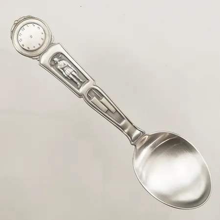 Dopsked, längd 14,5cm, ograverad, MEMA, GAB, original etui,  830/1000 silver Vikt: 30,6 g