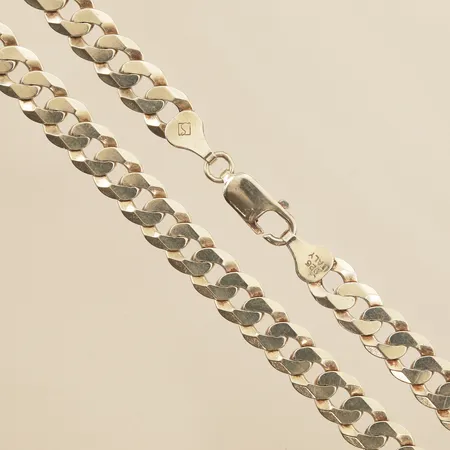 Kedja Pansar, längd 51cm, bredd 7mm, 925/1000 silver  Vikt: 23,8 g