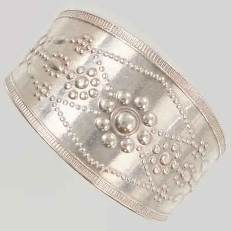 Ring Ø20½, bredd:14mm, 925/1000 Silver 4,7g.