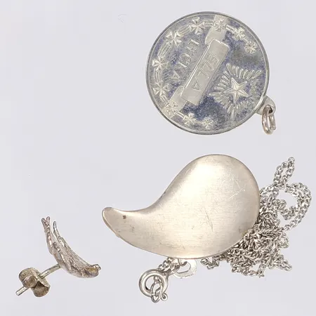 Diverse silver defekt 925/1000 Vikt: 12,2 g