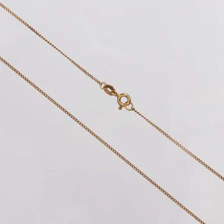 Kedja Pansar, 36cm, bredd 0,9mm, 18K  Vikt: 1,6 g