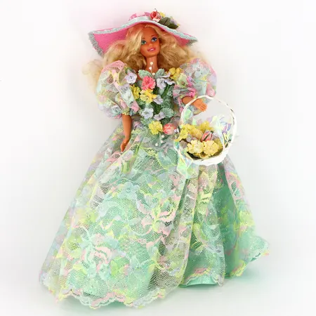 Barbiedocka Spring Bouquet 1994, saknar skor, inga övriga tillbehör