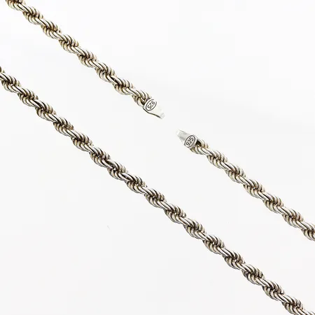 Kedja Cordell 53cm, bredd 4mm, i behov av ett lås, silver 925/1000 Vikt: 30,4 g