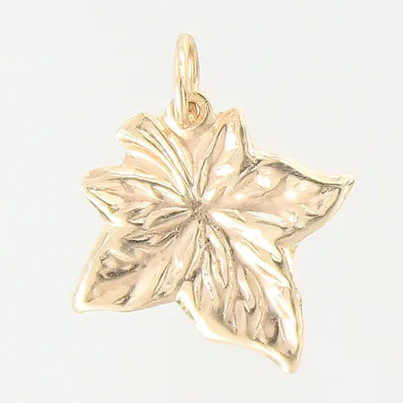 Hänge blad, längd: 16mm, bredd: 4,5-15mm, 14K Vikt: 0,2 g