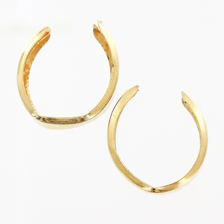 Ett par örhängen, defekta, 18K Vikt: 0,4 g