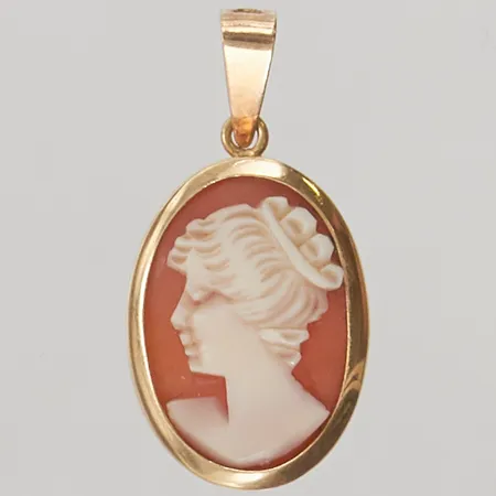 Hänge Camé 19mm, 18K 2,7g.