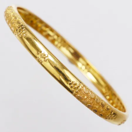 Armring dekor, Ø60mm, bredd 6mm, 22K   Vikt: 10,8 g