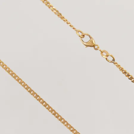 Kedja pansar 49cm, bredd:2,6mm, 18K 12,7g.