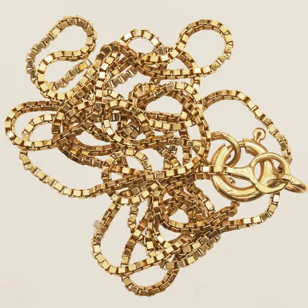 Kedja Venezia, defekt, 18K Vikt: 2,5 g