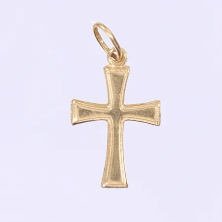 Hänge kors längd inkl ögla 20mm bredd 11mm 18K Vikt: 0,4 g