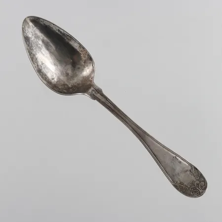 Matsked silver,Gustav Hamnqvist Åmål 1844,någon ojämnhet. Vikt: 46,4 g