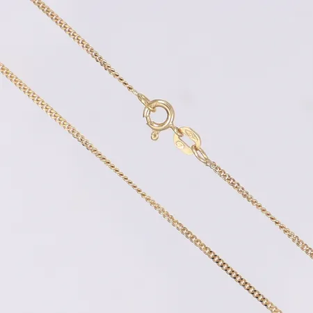 Halskedja pansar 40cm, bredd 1mm, Balestra, 18K Vikt: 2,5 g