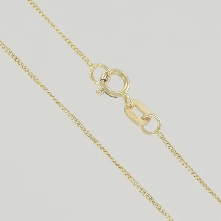 Halskedja pansar, längd 41,5 cm, 18K Vikt: 1,4 g