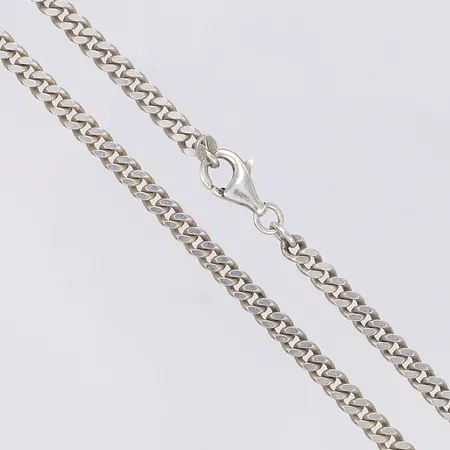 Halskedja pansarlänk GHA längd 50cm bredd 4mm silver 925/1000 Vikt: 22,8 g