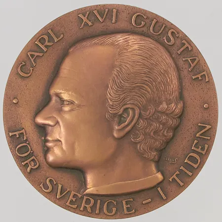 Minnesmedalj, Kungligt 25-årsjubileum, brons, etui.