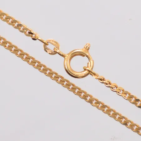 Kedja Pansar, längd 42cm, bredd 2mm, 18K. Vikt: 8,3 g