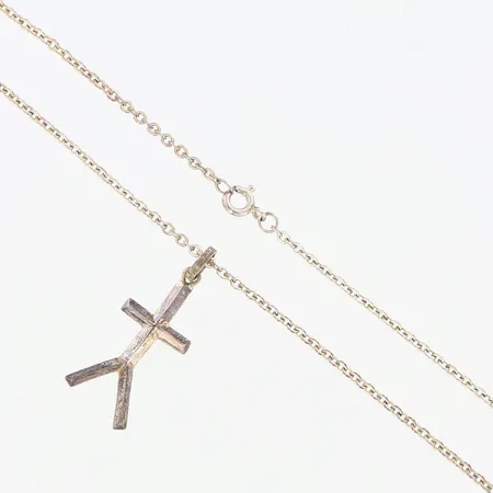 Kedja Ankar 50cm, bredd: 1,4mm, hänge 35mm, Silver 835/1000 Vikt: 5,5 g