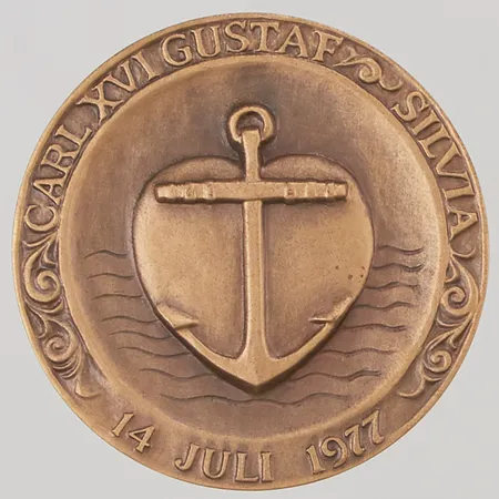 Minnesmedalj, Prinsessan Victoria, brons, etui.