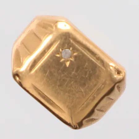 Klackring ojämn i skenan Ø19¼, 18k Vikt: 5,1 g