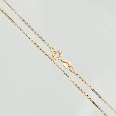 Kedja Venezia, längd 50,5cm, bredd 1mm, Balestra, 18K  Vikt: 3,9 g
