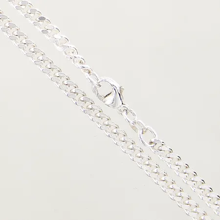 Kedja Pansar, längd: 37,5cm, bredd: 3,8mm, GHA, silver 925/1000 Vikt: 14 g