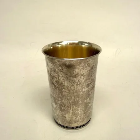 Pokal, höjd 8,5cm, Ø ca 6cm, Borgila, år 1965, sterling 925/1000 silver Vikt: 89 g