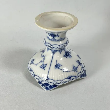 Fot till skål, Musselmalet, defekt saknar övre del, höjd 10cm, Royal Copenhagen, nr 1/1020(överstruket)/513
