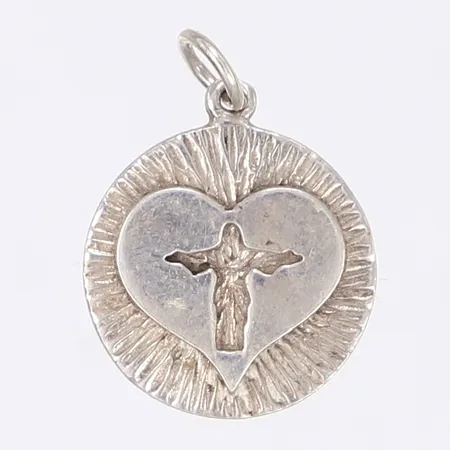 Hänge kristussymbol längd inkl ögla 25mm bredd 20mm silver 925/1000 Vikt: 4,5 g