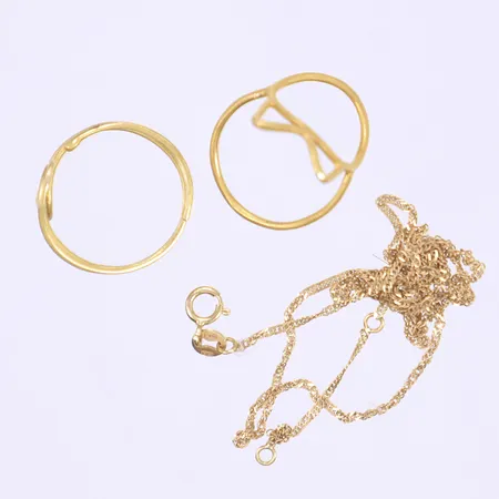 Diverse guld defekt 18K Vikt: 4,6 g