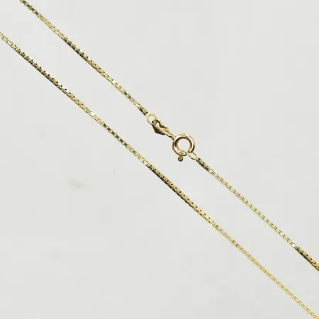 Kedja Venezia, längd 62 cm, bredd 1 mm, 18K. Vikt: 7,1 g