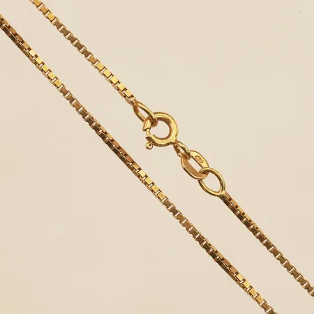 Kedja Venezia, Balestra, längd ca 45cm, bredd 1,3mm, 18K Vikt: 4,8 g