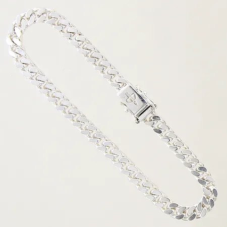 Armband Pansar, längd 18,5cm, bredd 4,7mm, Balestra, silver 925/1000 Vikt: 13,9 g