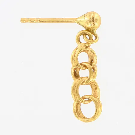 Ett örhänge Bismarck, ca 18mm, saknar stopp, 18K Vikt: 0,5 g