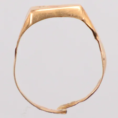 Klackring Ø19¾, defekt trasig skena, 18K Vikt: 2 g