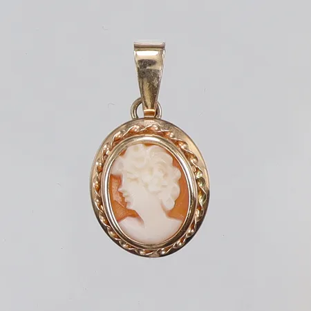 Hänge med camé 11x20mm SGP 18K Vikt: 1 g