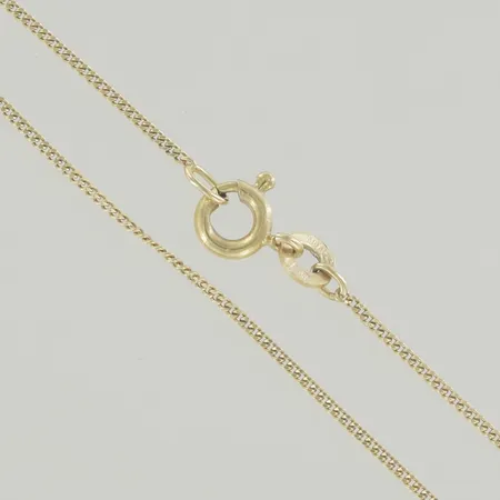 Halskedja pansar, längd 38,5 cm, 18K Vikt: 1,7 g