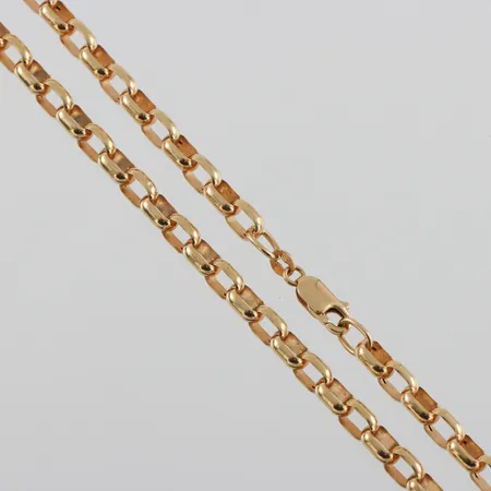 Collier 18k ,längd ca 45 cm,bredd ca 5.1 mm. Vikt: 14 g