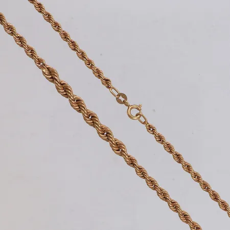 Kedja Cordell doserad, längd 43,5cm, bredd 3,3-5mm, 18K Vikt: 7,1 g