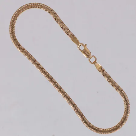 Armband Rävsvans, längd 19cm, bredd 2,8mm, Balestra, 18K Vikt: 3,9 g