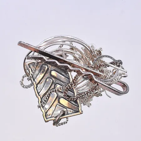 Diverse silver, 925/1000. Vikt: 31,5 g