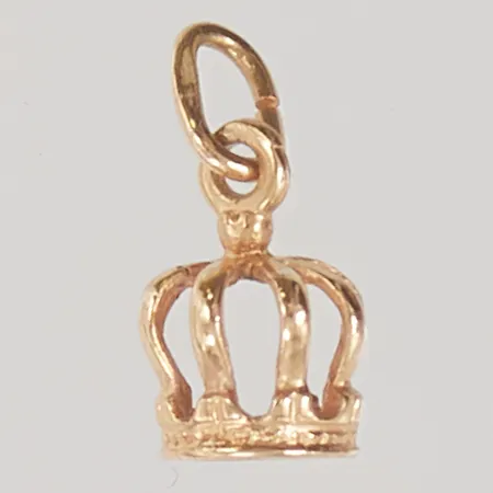 Berlock "krona" 9mm, 18K 0,5g.