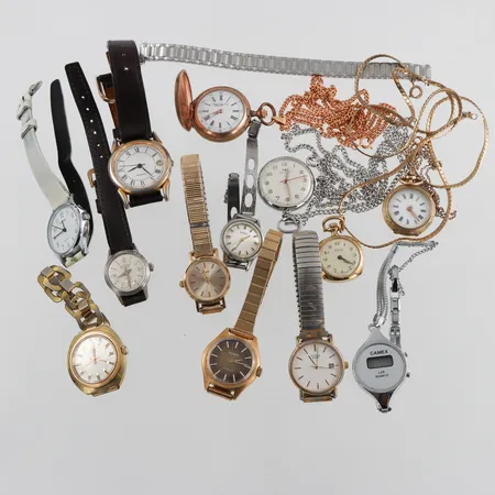 Diverse klockor,ej funktionstestade. Skickas med paket.