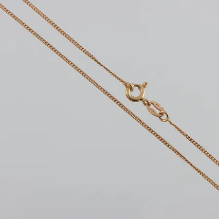 Collier Pansar 18k,längd ca 44 cm,bredd 1 mm. Vikt: 2,3 g