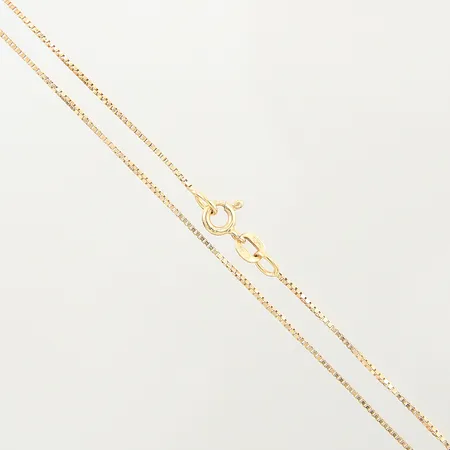Kedja Venezia, längd 42cm, bredd 0,9mm, ojämnheter, Balestra, 18K  Vikt: 2,3 g
