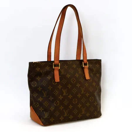 Väska Louis Vuitton Piano, monogram canvas, skinndetaljer, Datumkod:  SD0092 år 2002, France/USA, fläckar, slitage på skinndetaljer, slitage på beslag, 12x24x28cm, inga tillbehör Vikt: 0 g